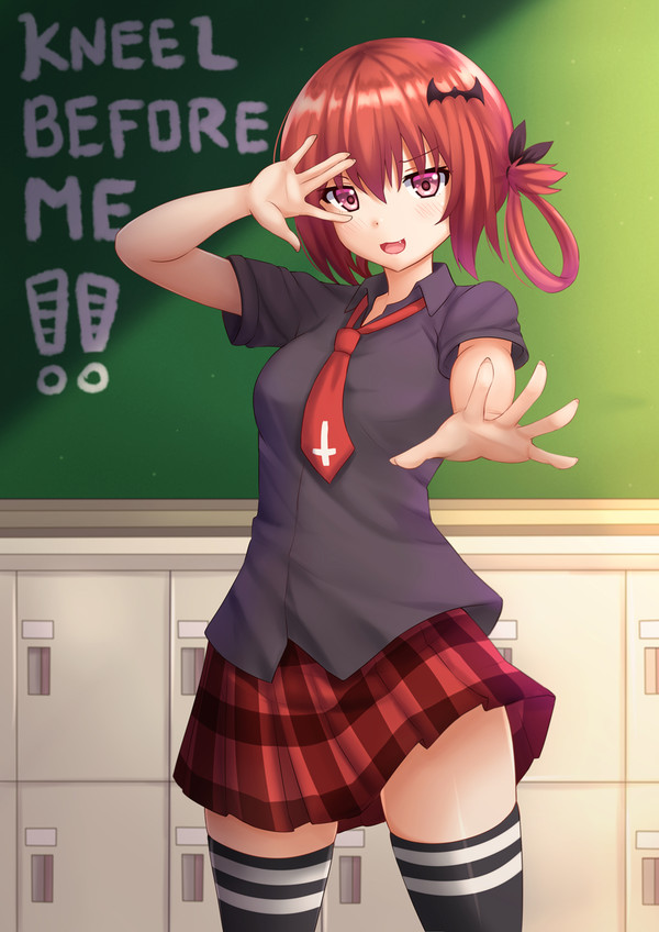 Satania - Anime Art, Аниме, Satania, Gabriel DropOut