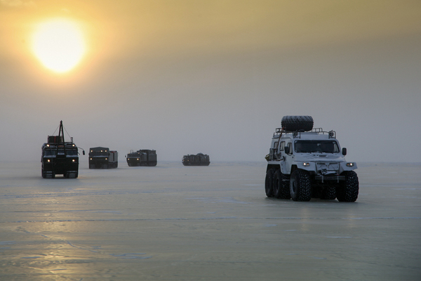 Testing of new samples of new types of military equipment in the Arctic - Army, Arctic, Removal, Technics, Video, Longpost