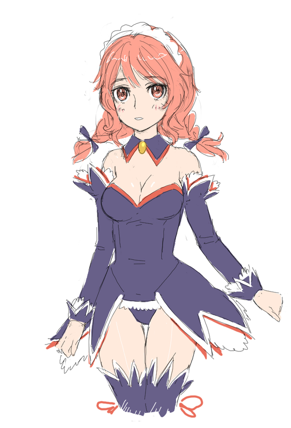 Оля в форме Angel Mort