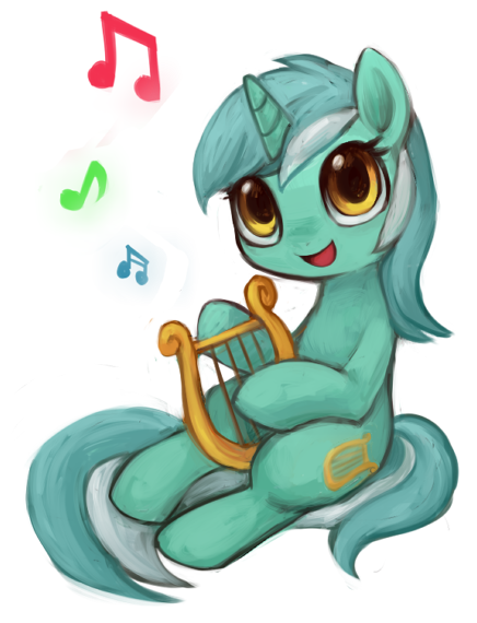 Noses needed - My little pony, Art, Lyra heartstrings