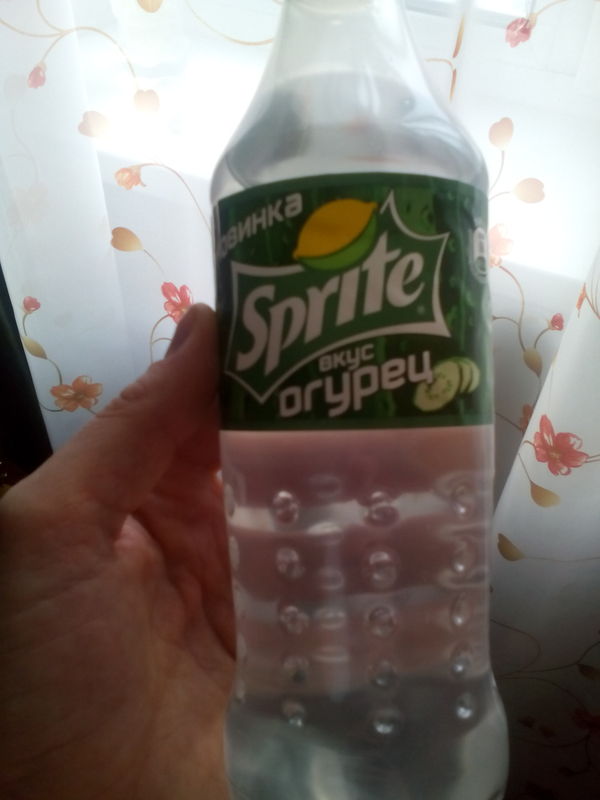 +соль и готов рассол! С праздником!:) - Моё, Sprite, Огурцы, Газировка