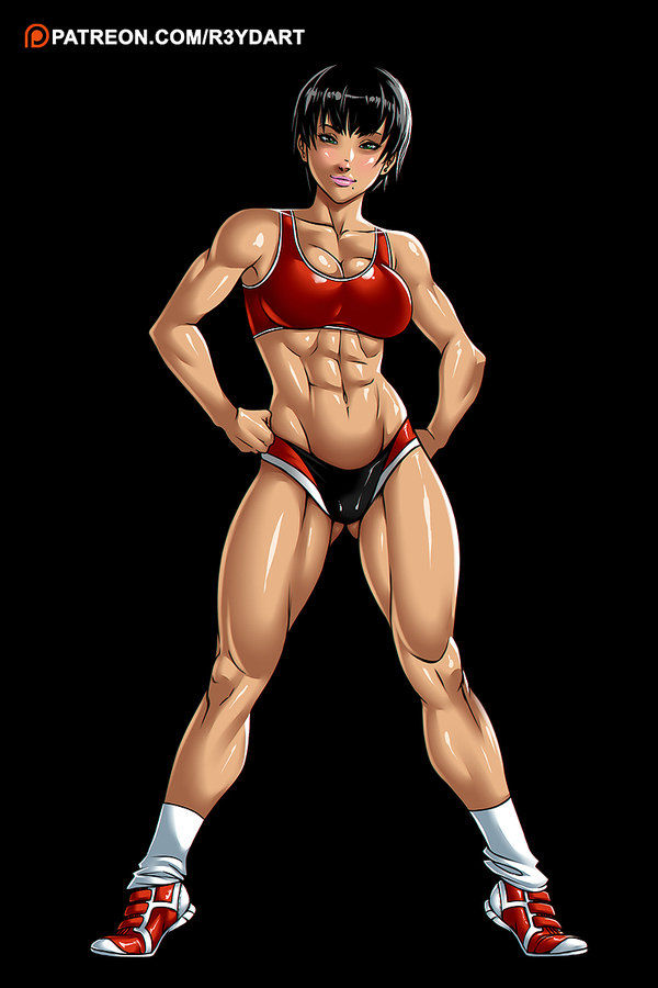 Lucy Lennon - R3ydart, Art, Strong girl, Fitonyashka, Sports girls