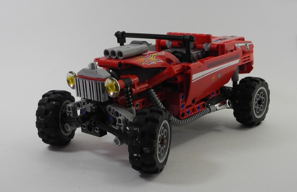 Lego Hot-rod SUV - My, Lego technic, Lego, , Video, Longpost