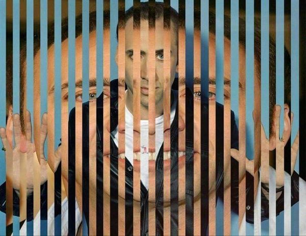 Nicolas Cage in a cage from Nicolas Cage - Nicolas Cage, Cell, 