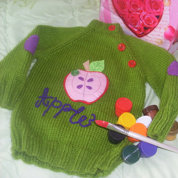 Children love bright - My, Knitting, Handmade, Children's stuff, , Baby