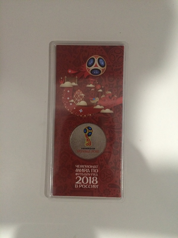 Commemorative coin for the 2018 FIFA World Cup - My, Coin, 2018 FIFA World Cup, Longpost