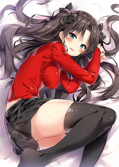 Fate/stay night. Anime Art. - Аниме, Игры, Fate, Fate-Stay Night, Tohsaka Rin, Арт, Anime Art