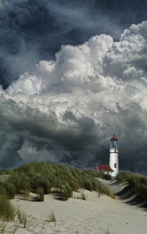 Inspires - Lighthouse, Nature, The clouds