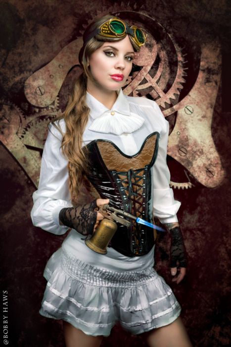 Steampunk  красотки - Девушки, Стимпанк, Косплей, Красавица, Длиннопост