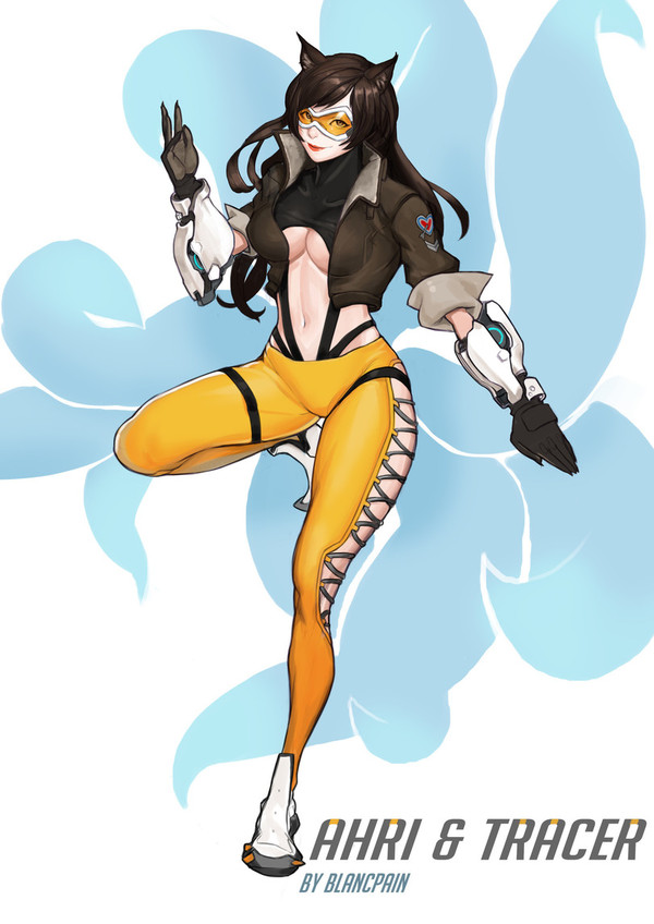  Overwatch, Tracer, Ahri, , League of Legends, , , 