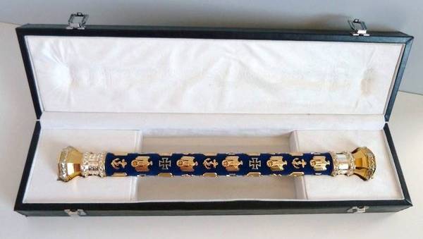 Accurate replicas of the marshal's batons of Karl Donitz (blue) and Hermann Goring (white) - Longpost, , Nazi, The culture, Germany, Antiques, Story