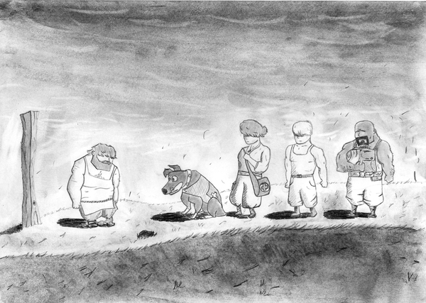 Someone will survive... ...and someone will not be lucky - My, Not an artist, Creation, Valiant Hearts, Games, World War I, Dog