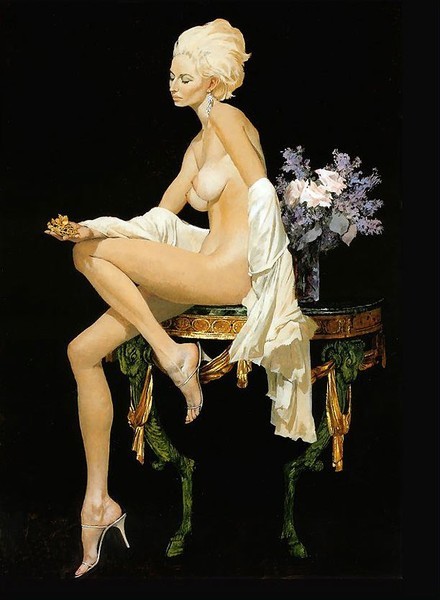 Pin-up illustrations by Robert McGinnis - NSFW, Illustrations, Pin up, Longpost