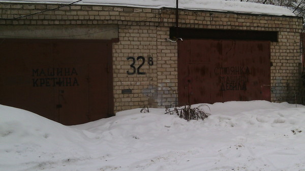 Found each other - My, The photo, Garage, Neighbours