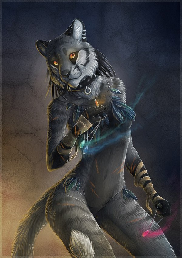 Luscinia - Furry, Art, Anthro, 