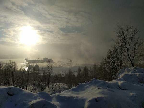 A bit of the Murmansk region - My, Murmansk, Kola Bay, Winter