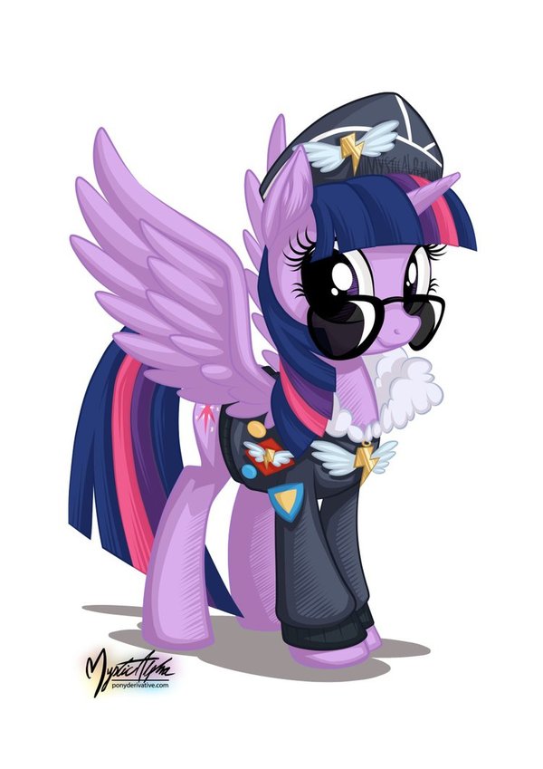 Twilight Sparkle as Commander Easyglider - My Little Pony, PonyArt, Twilight sparkle, Mysticalpha