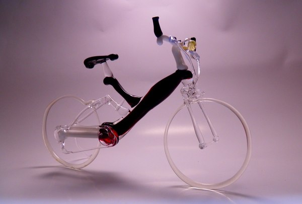 Glass bikes. - My, A bike, Glass, Blower, I share