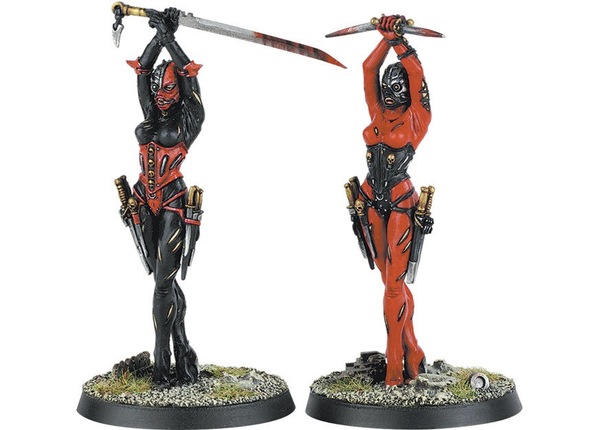 Severina and Sevora Devout Warhammer 40k, , Wh back, Wh Art, Dark Heresy, Death Cult