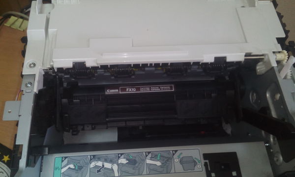 Repair MFP CANON MF4340D. At first, the toner did not bake, then ... - My, Canon, IFIs, Repair of equipment, a printer, Longpost