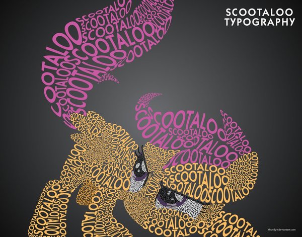 Ponies Typography My Little Pony, Ponyart, Sweetie Belle, Applebloom, Scootaloo, Great and Powerful, Trixie, Lightning Dust, 