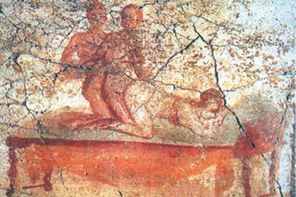 A little antique art for you - NSFW, Pompeii, Fresco, Antiquity