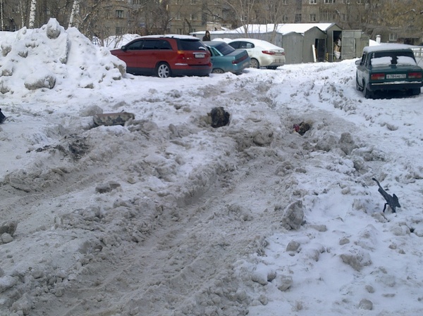 Весенний Новосибирск - Моё, Новосибирск, Весна снег