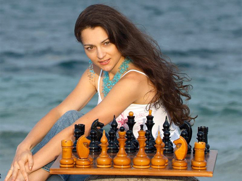 Beauty and mind - Longpost, Girls, Chess, beauty, Mind, Smart people