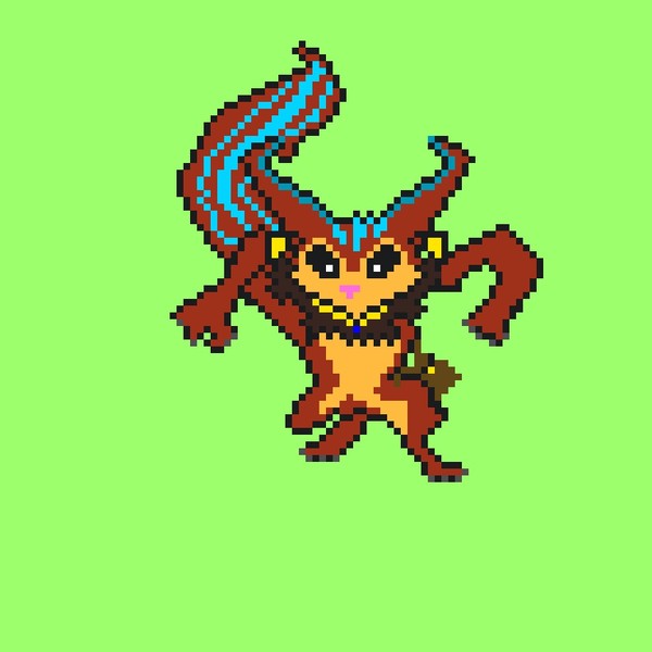 Almost done. Ratatoskr - Smite, Pixel Art