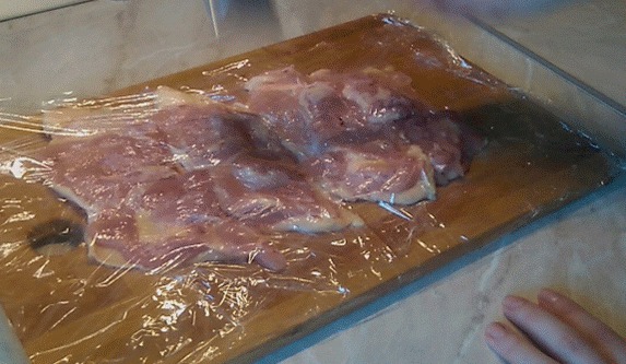 Куриный рулет с грибами LCHF, Еда, Рецепт, Пошагово, Курица, Рулет, Гифка, Кулинария, Длиннопост