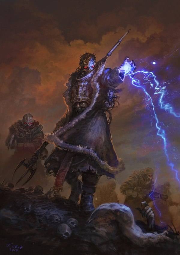 Frankon, leader of the Magna Guards, Attack by Art--Tool.