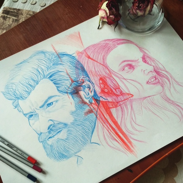 Logan - My, Logan, Wolverine X-Men, Pencil drawing, Drawing, My, Wolverine (X-Men)