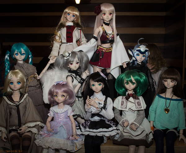 Иногда они собираются вместе Dollfiedream, Фотография, Хобби, Kanzaki Ranko, Shibuya rin, Sheryl Nome, Hatsune Miku, Kagamine Rin, Длиннопост