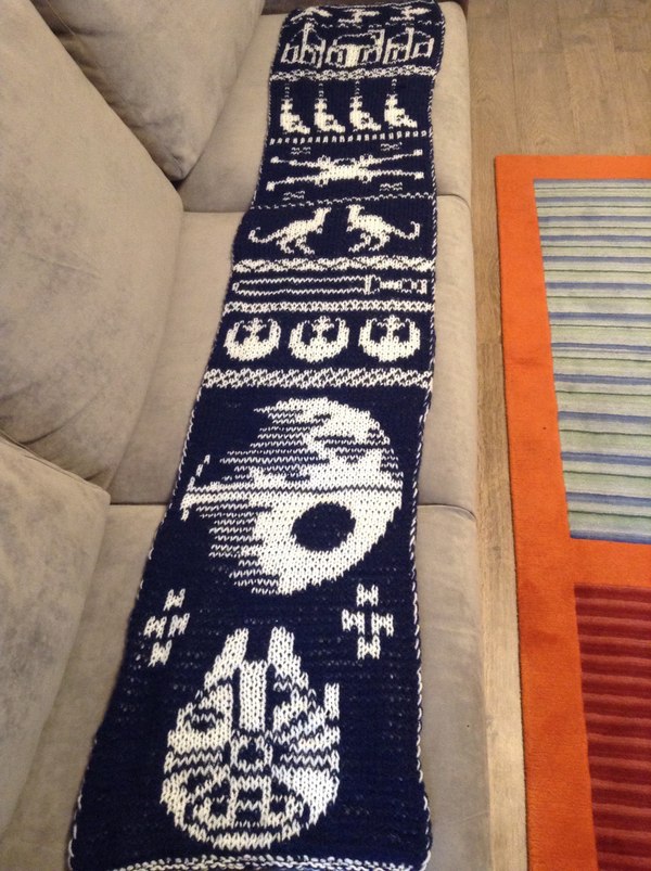 knitted wars - My, Needlework, Knitting, My, Star Wars