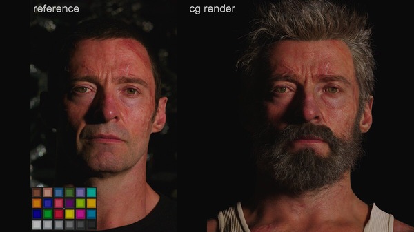 Creation of CG images of Hugh Jackman and Daphne Keene for the film Logan - Wolverine X-Men, Computer graphics, Hugh Jackman, Daphne Keane, Logan