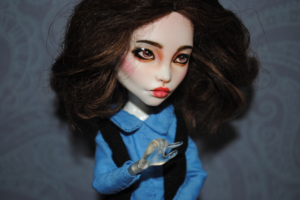 Doll for Diana Shurygina. Where is this world heading? - My, Doll, Diana Shurygina, , Ooak, Where the world is heading, , Let them talk, On the bottom