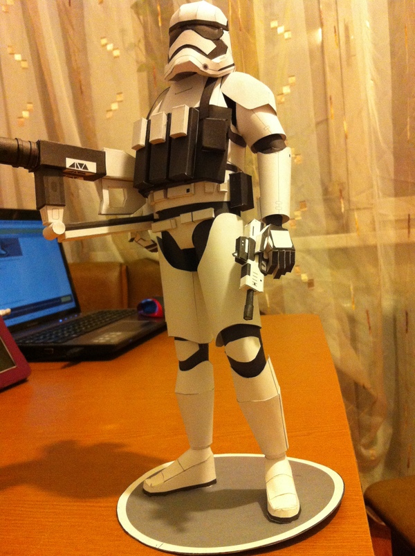 First Order Heavy Stormtrooper  Star Wars, Star Wars, Papercraft, , 