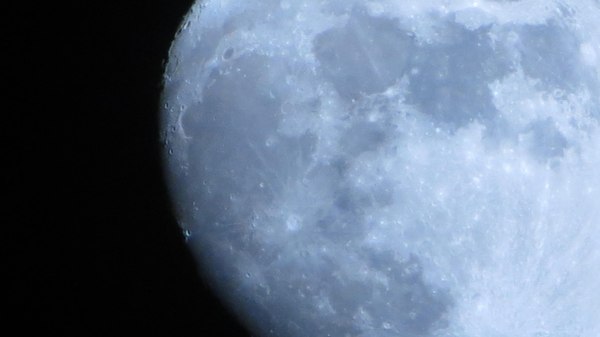 I decided to check the zoom on the camera - moon, My, The photo, Zoom