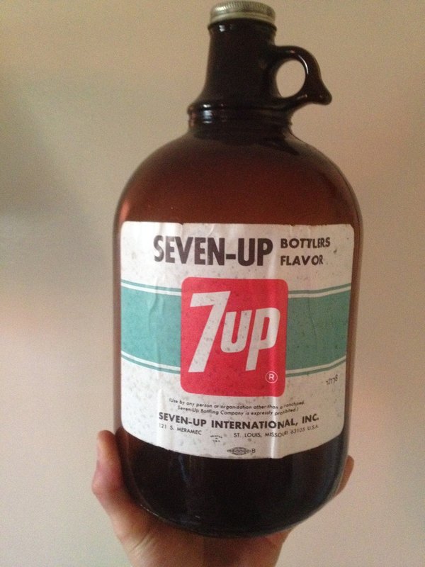 I found this bottle of 7-up at my grandma's house. - Old age, , Grandmother, Reddit