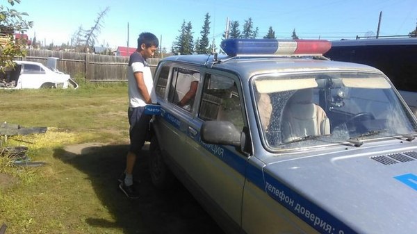 Piss in the tank to the cops - Yakutia, , To urinate, TYPE, Humor, The photo, Urination