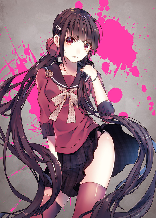 Danganronpa V3 / Maki Harukawa. Anime Art. - Аниме, Игры, Danganronpa, Danganronpa V3, Harukawa maki, Anime Art