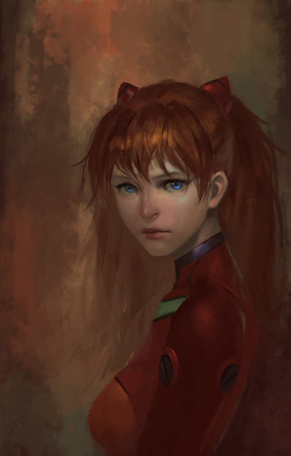 Asuka Langley - Anime Art, Аниме, Evangelion, Asuka Langley, J JP