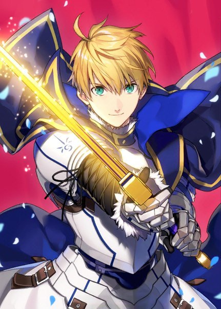 King Arthur - , Fate grand order, Anime art, Male, Games, King Arthur