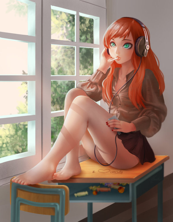 Anime Art by Lemon cat - Anime Art, Аниме, Anime Original, Lemon Cat, Длиннопост