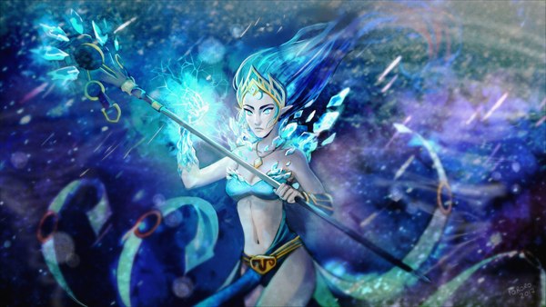 Снежная королева Жанна - Моё, League of Legends, Арт, Игры, Жанна