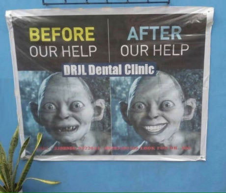 Dental clinic advertisement - Advertising, Dentistry