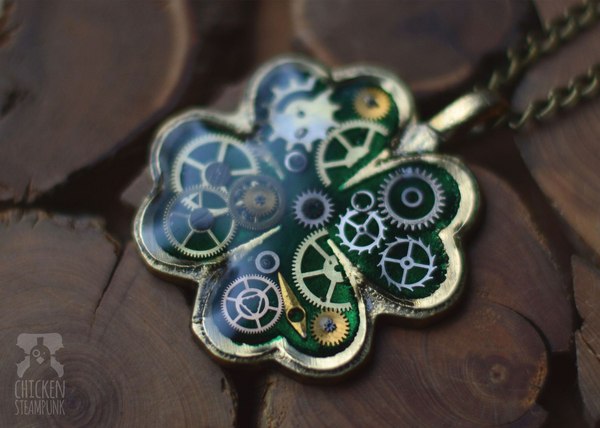 New leaves, pendants - My, Creation, With your own hands, Leaves, Decoration, Autumn, Steampunk, Longpost