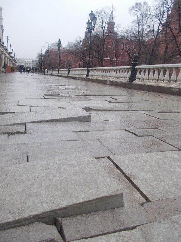 Spring came - Spring, Moscow, Sidewalk, crazy hands