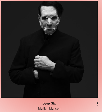 This life needs to be lived so that your photo with a face mask is on the cover of discs - My, Marilyn Manson, Mask, Cosmetic mask