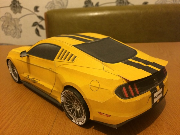 Ford Mustang 2015' Ford, Ford Mustang, Shinozaki, 1:18, Papercraft, , , 